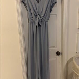Elegant Blue Women's Dress